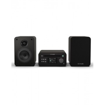 PURE Classic Stereo Mini Ολοκληρωμένο Ηχοσύστημα Bluetooth Μαύρο